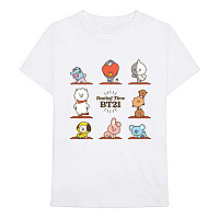 BT21 t-shirt, Resting Time White, men´s