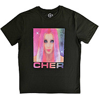 Cher t-shirt, Pink Hair Green, men´s
