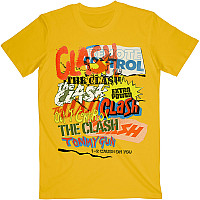 The Clash t-shirt, Singles Collage Text, men´s