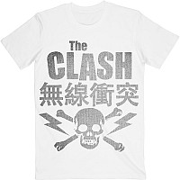 The Clash t-shirt, Skull & Crossbones White, men´s