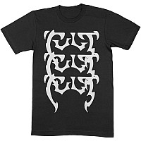 The Cult t-shirt, Repeating Logo Black, men´s