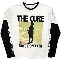 The Cure t-shirt long rukáv, Boys Don't Cry Box Black & White, men´s