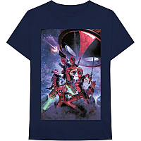 Deadpool t-shirt, Deadpool Family Navy Blue, men´s