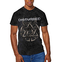 Disturbed t-shirt, Riveted Dip-Dye Mineral Wash Grey, men´s