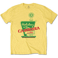 Dead Kennedys t-shirt, Holiday in Cambodia Yellow, men´s