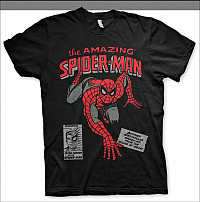 Spiderman t-shirt, Comic Book Black, men´s