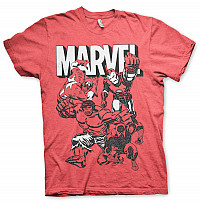 Marvel Comics t-shirt, Marvel Characters Red, men´s