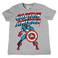 Captain America t-shirt, Captain America Kids Grey, kids