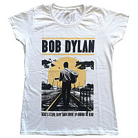 Bob Dylan t-shirt, Slow Train Girly White, ladies