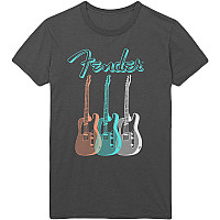 Fender t-shirt, Triple Guitar, men´s