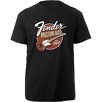 Fender t-shirt, Mustang Bass Black, men´s