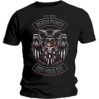 Five Finger Death Punch t-shirt, Biker Badge, men´s