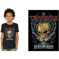 Five Finger Death Punch t-shirt, Trouble Black, kids
