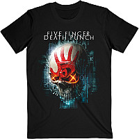 Five Finger Death Punch t-shirt, Interface Skull Black, men´s
