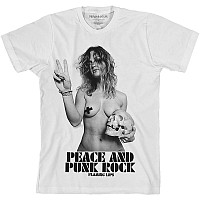 The Flaming Lips t-shirt, Peace & Punk Rock Girl White, men´s