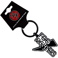Foo Fighters kovová keychain 45 mm, Flash Logo Zinc