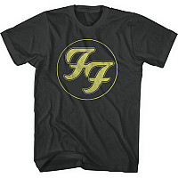 Foo Fighters t-shirt, Gold FF Logo, men´s