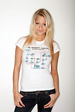 Big Bang Theory t-shirt, Friendship Algorithm Girly, ladies