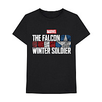 Marvel Comics t-shirt, Falcon & Winter Soldier Text Logo Black, men´s