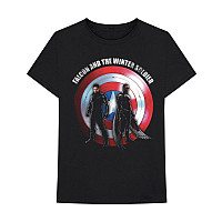 Marvel Comics t-shirt, Falcon & Winter Soldier Shield Logo Black, men´s