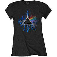 Pink Floyd t-shirt, DSOTM Blue Splatter Girly, ladies