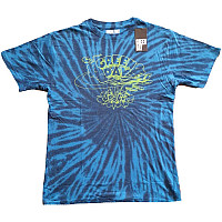 Green Day t-shirt, Dookie Line Art Dip Dye Blue, men´s