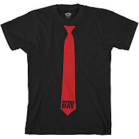 Green Day t-shirt, Tie Black, men´s