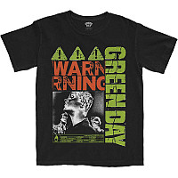 Green Day t-shirt, Warning Black, men´s