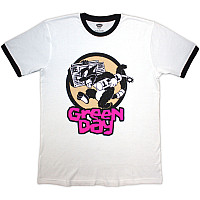 Green Day t-shirt, Revolution TNT Ringer White, men´s