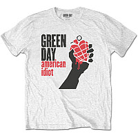 Green Day t-shirt, American Idiot White, men´s