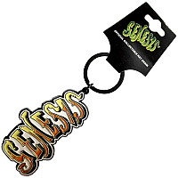 Genesis kovová keychain 70 mm, Orange Classic Logo Zinc
