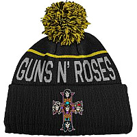 Guns N Roses winter beanie cap, Cross