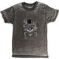 Guns N Roses t-shirt, Faded Skull Burnout Charcoal Grey, men´s