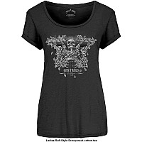 Guns N Roses t-shirt, Skeleton Guns, ladies