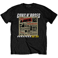 Guns N Roses t-shirt, Lies Track List, men´s