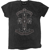 Guns N Roses t-shirt, Monochrome Cross Dip-Dye Black, men´s