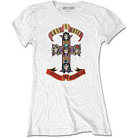 Guns N Roses t-shirt, Appetite For Destruction Girly White, ladies