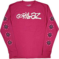 Gorillaz t-shirt long rukáv, Repeat Pazuzu Pink, men´s