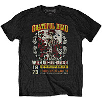 Grateful Dead t-shirt, San Francisco Eco-Tee Black, men´s