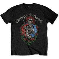 Grateful Dead t-shirt, Floral Stealie Black, men´s