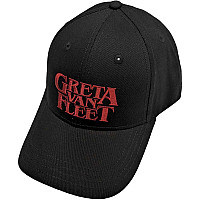 Greta Van Fleet snapback, Red Logo Black