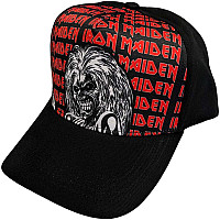Iron Maiden snapback, Eddie Logo Repeat Black