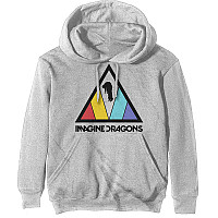 Imagine Dragons mikina, Triangle Logo Grey, men´s