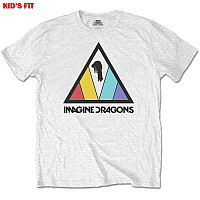 Imagine Dragons t-shirt, Triangle Logo White, kids