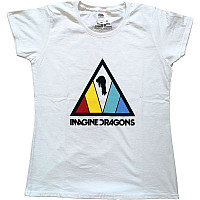 Imagine Dragons t-shirt, Triangle Logo Girly White, ladies