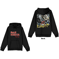 Iron Maiden mikina, NOTB Vintage Logo Faded Edge Album BP Black, men´s