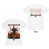 Iron Maiden t-shirt, LOTB Live In Mexico City BP White, men´s