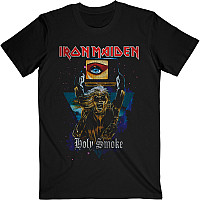 Iron Maiden t-shirt, Holy Smoke Space Triangle Black, men´s
