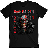 Iron Maiden t-shirt, Senjutsu Black Cover Vertical Logo Black, men´s