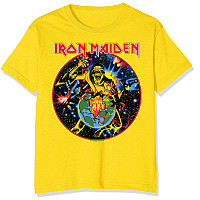 Iron Maiden t-shirt, World Piece Tour Circle Yellow, men´s